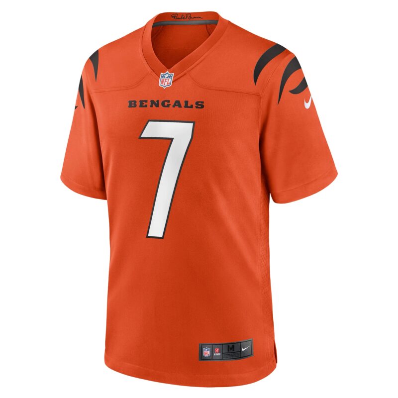 Boomer Esiason Cincinnati Bengals Retired Player Alternate Game Jersey - Orange - Image 2