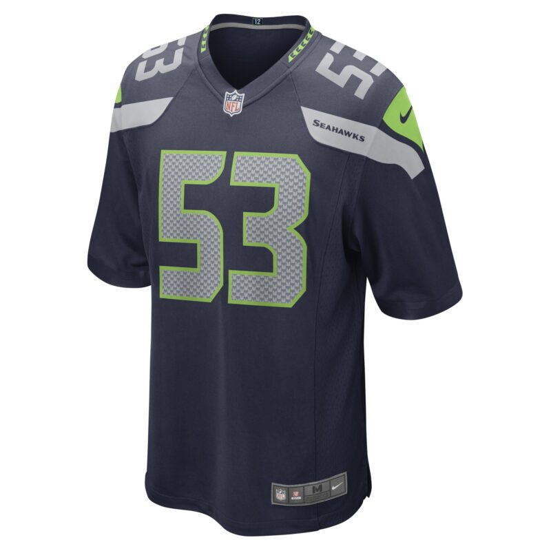 Boye Mafe Seattle Seahawks Game Player Jersey - College Navy - Image 2
