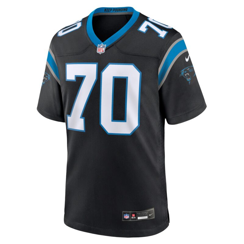 Brady Christensen Carolina Panthers Team Game Jersey - Black - Image 2