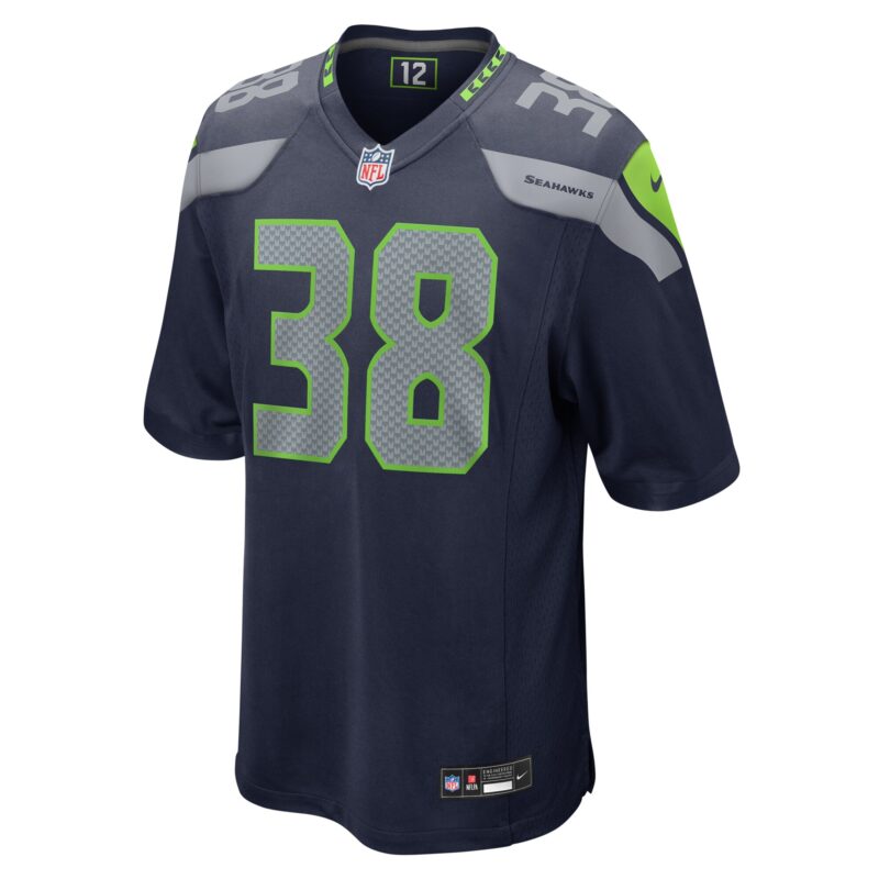 Brady Russell Seattle Seahawks Game Jersey - College Navy - Image 2