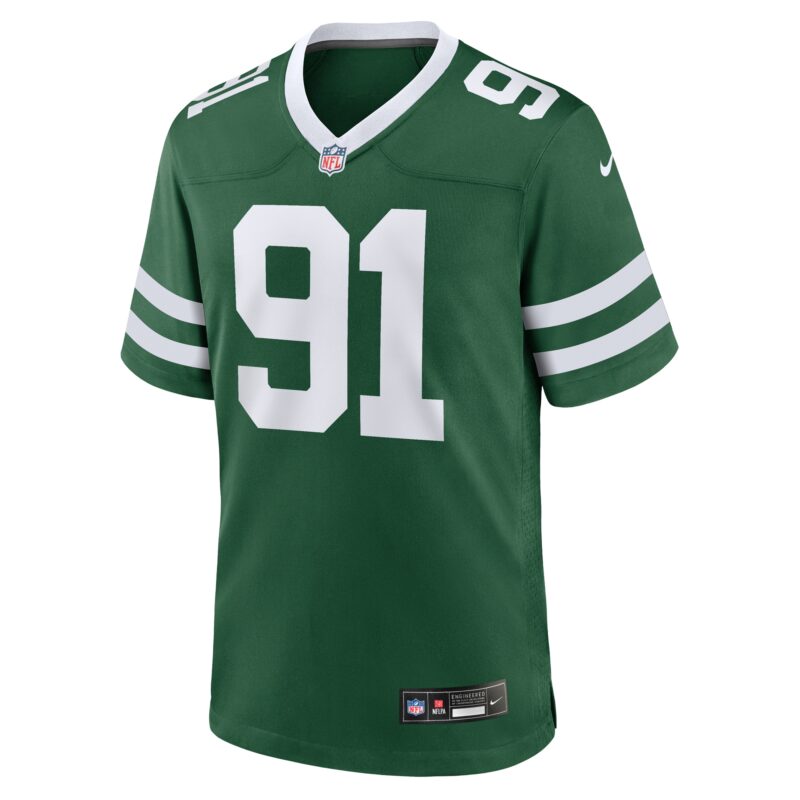 Braiden McGregor New York Jets Team Game Jersey - Legacy Green - Image 2