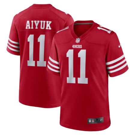 Brandon Aiyuk San Francisco 49ers Team Player Game Jersey - Scarlet