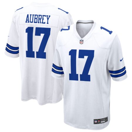 Brandon Aubrey Dallas Cowboys Game Jersey - White