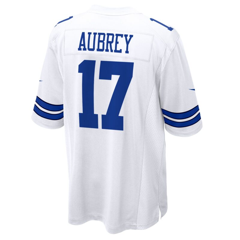 Brandon Aubrey Dallas Cowboys Game Jersey - White - Image 3
