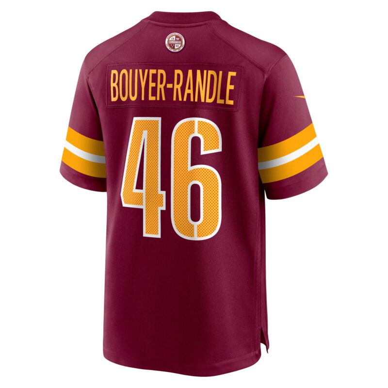 Brandon Bouyer-Randle Washington Commanders Game Jersey - Burgundy - Image 3