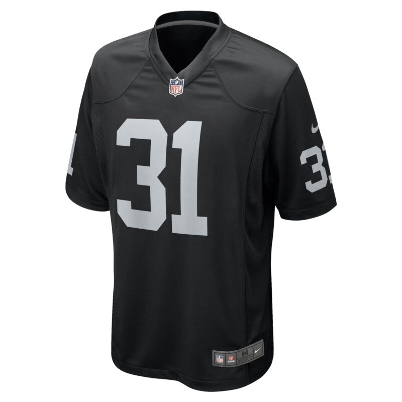 Brandon Facyson Las Vegas Raiders Team Game Jersey - Black - Image 2