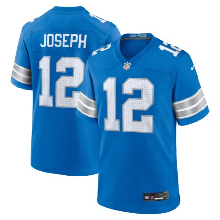 Brandon Joseph Detroit Lions Team Game Jersey - Blue