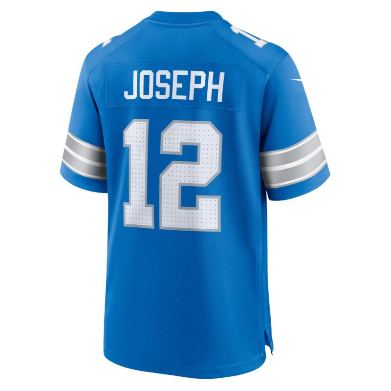 Brandon Joseph Detroit Lions Team Game Jersey - Blue - Image 3