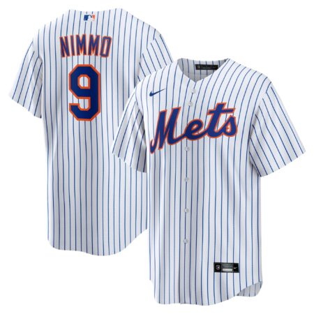 Brandon Nimmo New York Mets Home Official Player Jersey - White