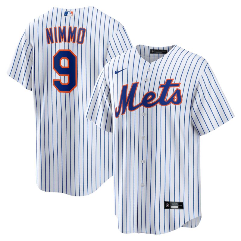Brandon Nimmo New York Mets Home Official Player Jersey - White