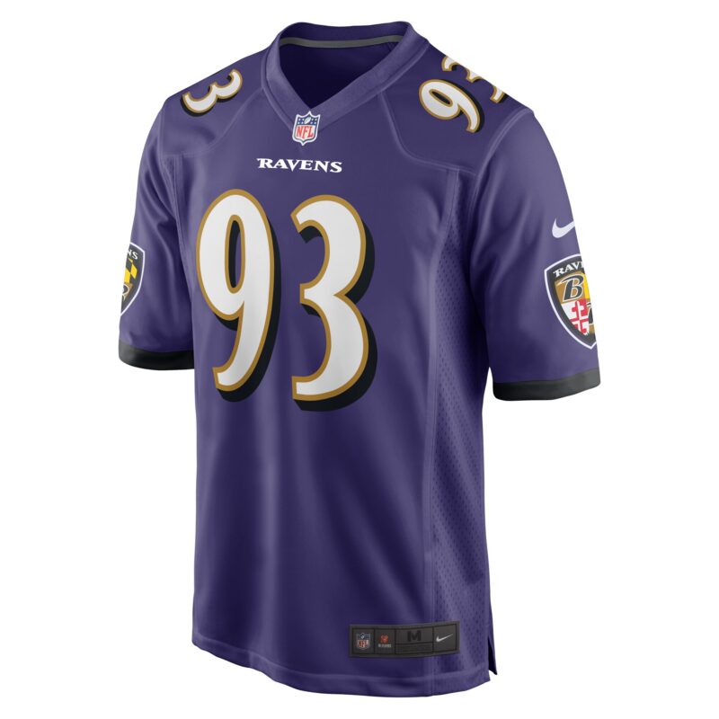 Bravvion Roy Baltimore Ravens Game Jersey - Purple - Image 2