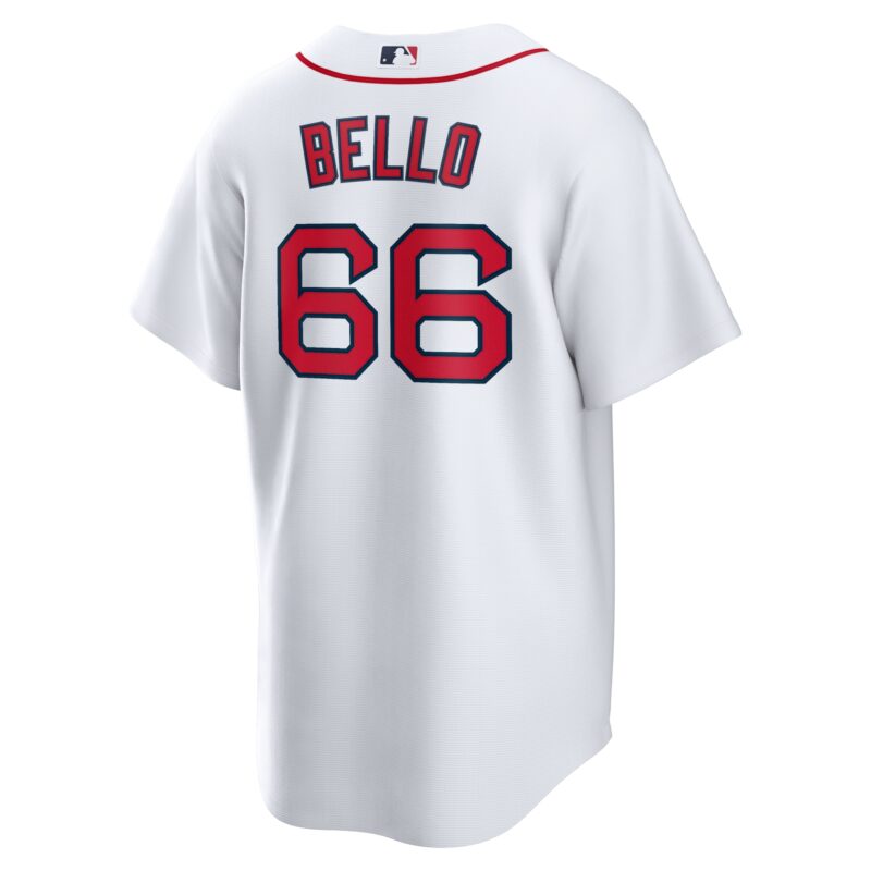 Brayan Bello Boston Red Sox Home Jersey - White - Image 3