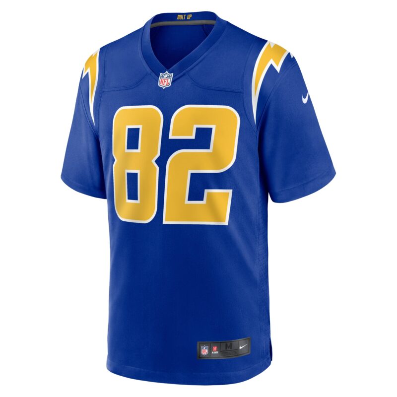 Brenden Rice Los Angeles Chargers 2nd Alternate Game Player Jersey - Royal - Image 2