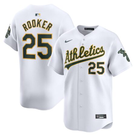 Brent Rooker Athletics Home Limited Player Jersey - White