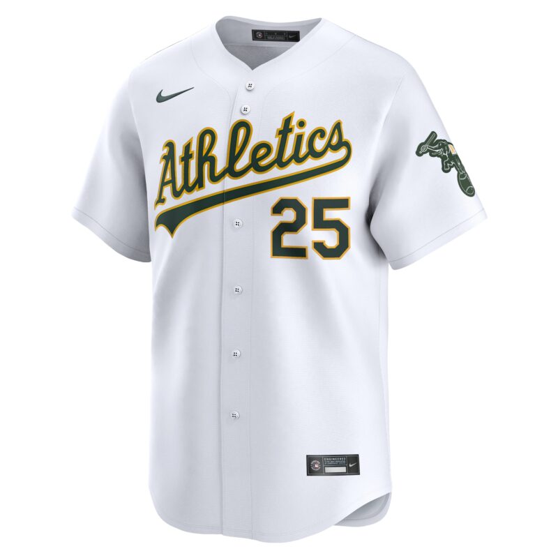 Brent Rooker Athletics Home Limited Player Jersey - White - Image 2