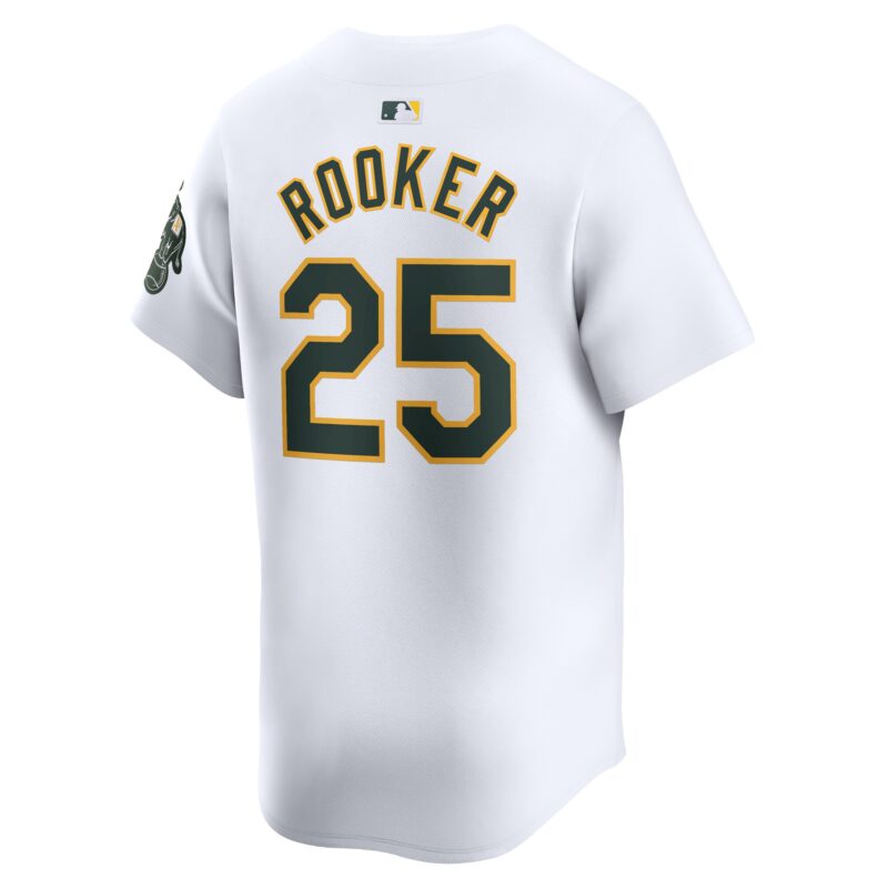 Brent Rooker Athletics Home Limited Player Jersey - White - Image 3