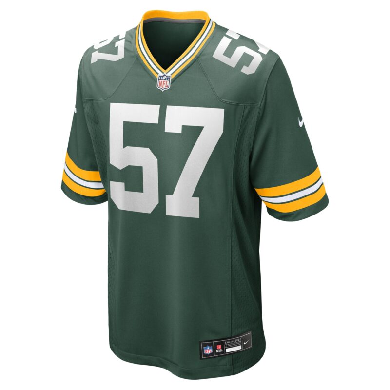 Brenton Cox Jr. Green Bay Packers Game Jersey - Green - Image 2
