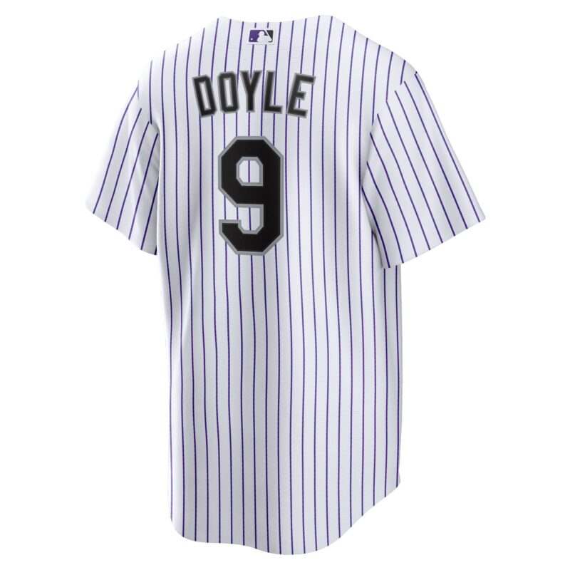 Brenton Doyle Colorado Rockies Home Jersey - White - Image 3