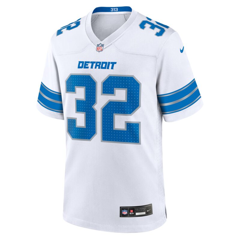 Brian Branch Detroit Lions White Game Jersey - White - Image 2