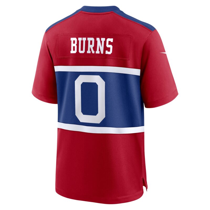 Brian Burns New York Giants Alternate Game Jersey - Century Red - Image 3