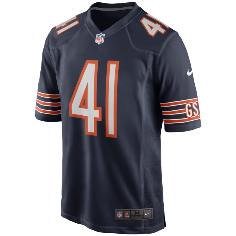 Brian Piccolo Chicago Bears Game Retired Player Jersey - Navy - Image 2