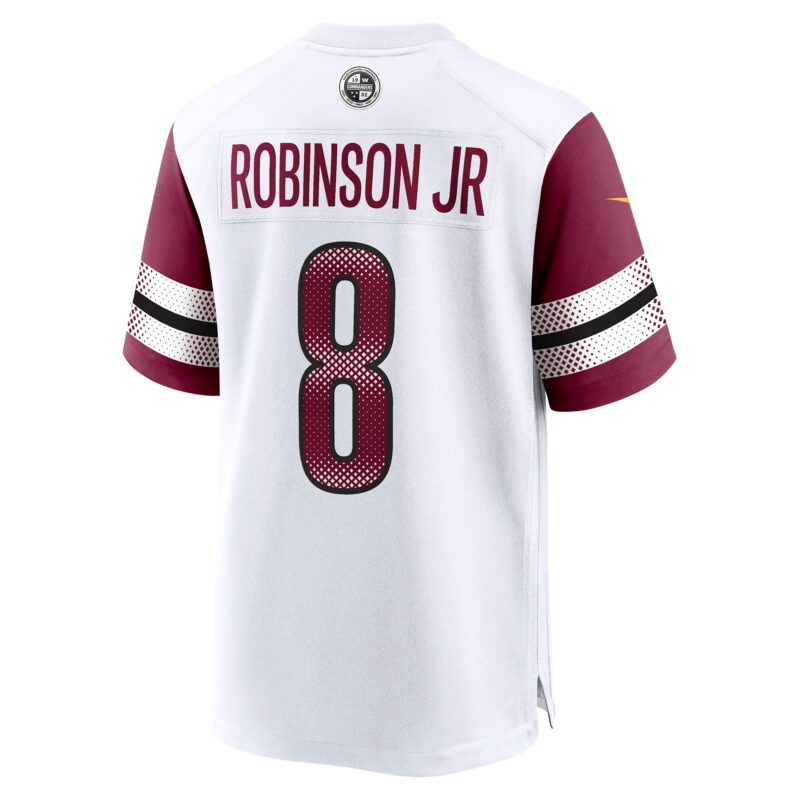 Brian Robinson Jr. Washington Commanders Away Game Player Jersey - White - Image 3