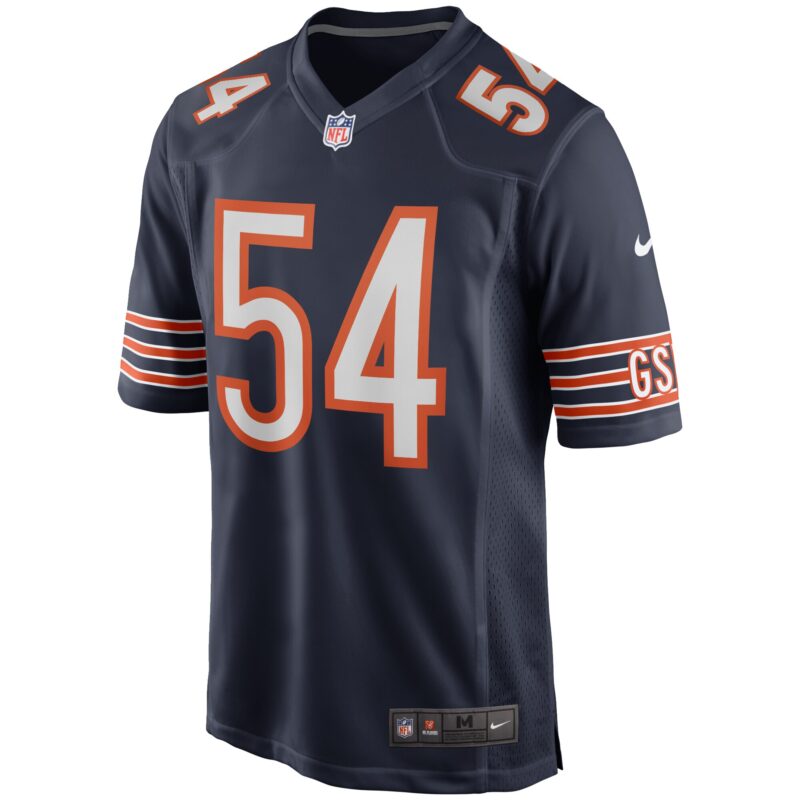 Brian Urlacher Chicago Bears Game Retired Player Jersey - Navy - Image 2
