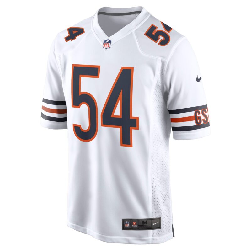 Brian Urlacher Chicago Bears Retired Player Game Jersey - White - Image 2