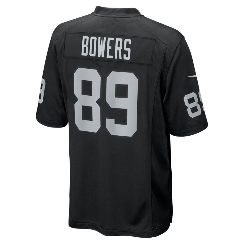 Brock Bowers Las Vegas Raiders Player Game Jersey - Black - Image 3
