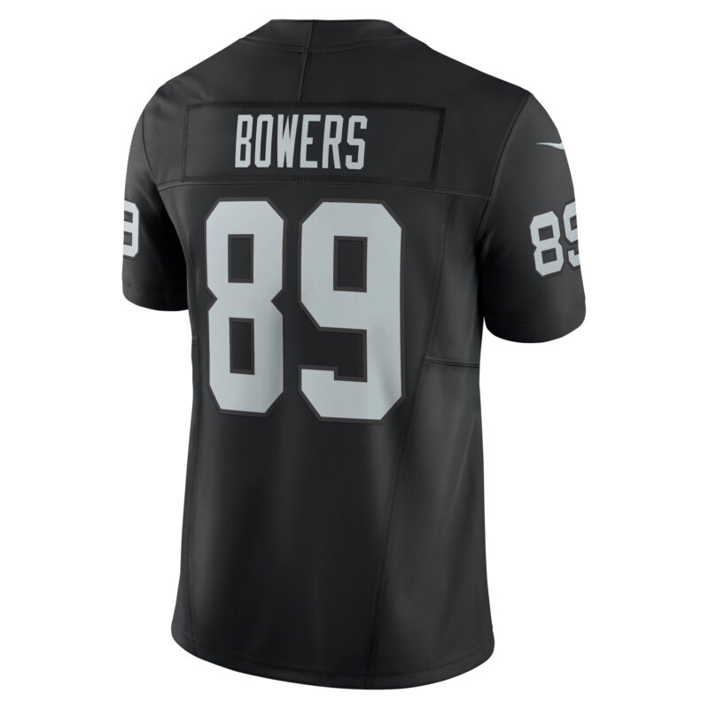 Brock Bowers Las Vegas Raiders Team Vapor F.U.S.E. Limited Jersey - Black - Image 3