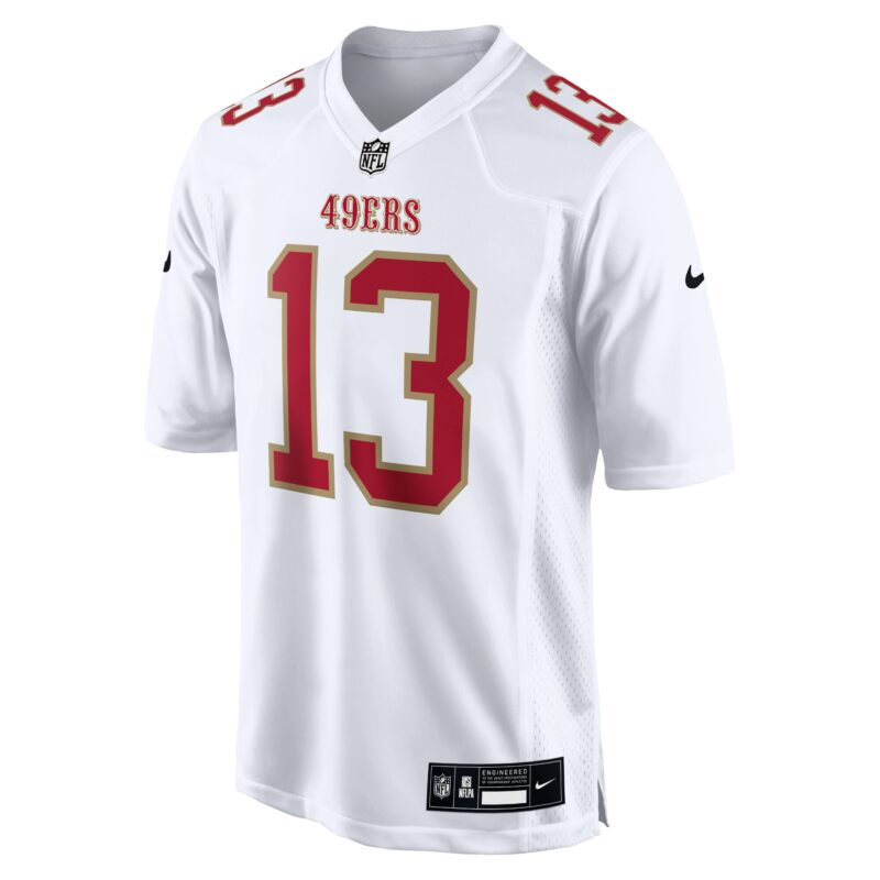 Brock Purdy San Francisco 49ers Fashion Game Jersey - Tundra White - Image 2
