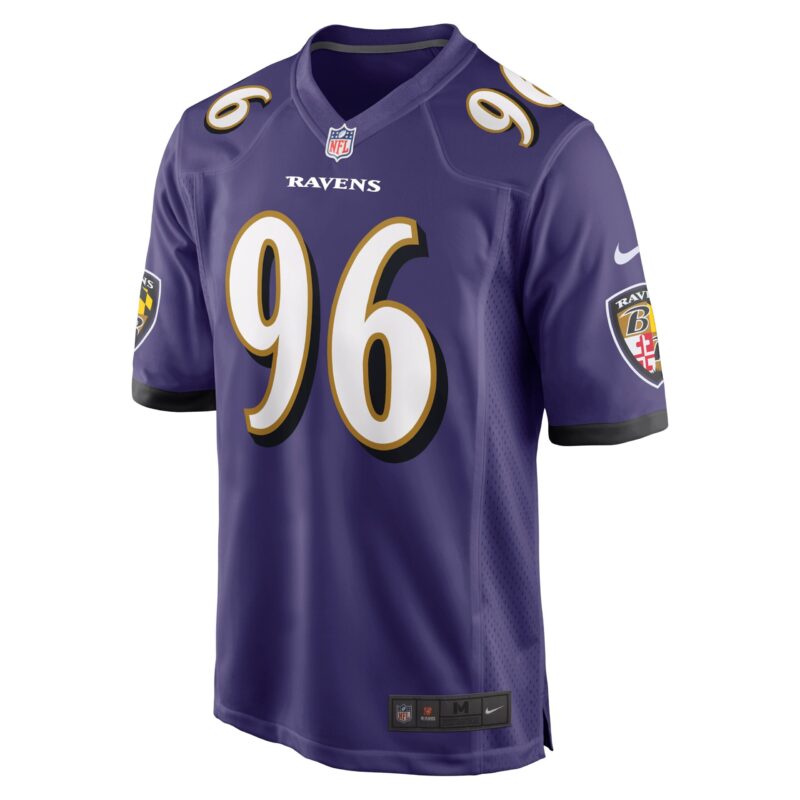 Broderick Washington Baltimore Ravens Game Player Jersey - Purple - Image 2