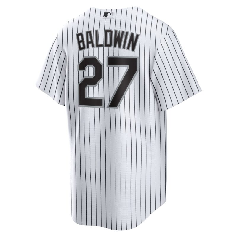 Brooks Baldwin Chicago White Sox Home Jersey - White - Image 3
