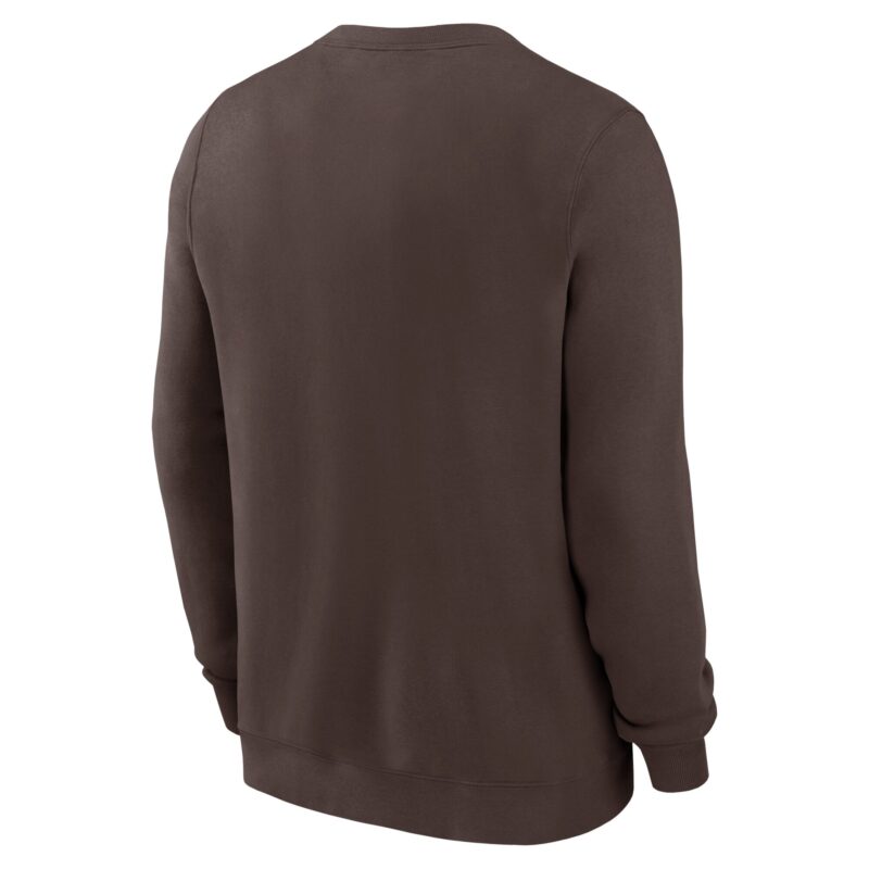 San Diego Padres Cooperstown Collection Team Shout Out Pullover Sweatshirt - Brown - Image 3