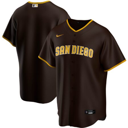 San Diego Padres Road Team Jersey - Brown