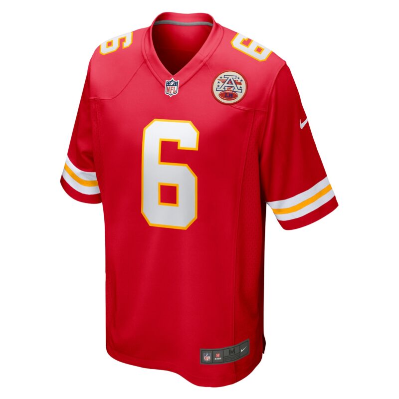Bryan Cook Kansas City Chiefs Game Player Jersey - Red - Image 2