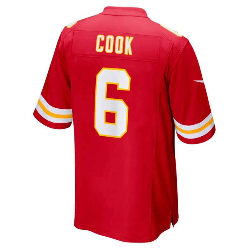 Bryan Cook Kansas City Chiefs Game Player Jersey - Red - Image 3