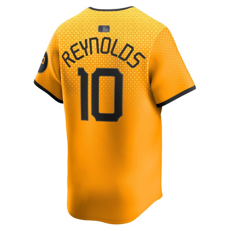 Bryan Reynolds Pittsburgh Pirates City Connect Limited Player Jersey - Gold - Image 3
