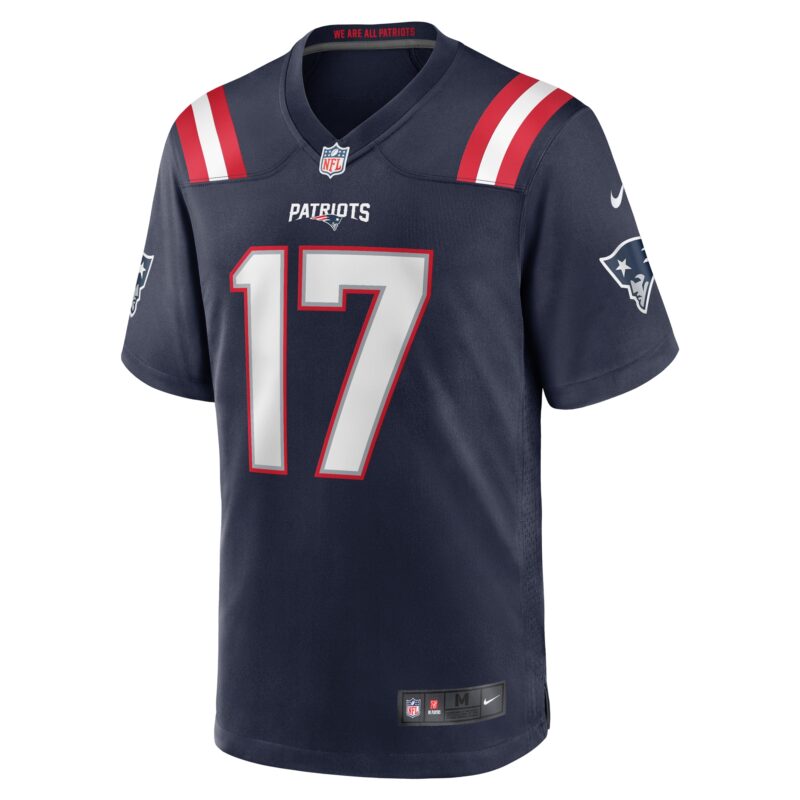Bryce Baringer New England Patriots Team Game Jersey - Navy - Image 2