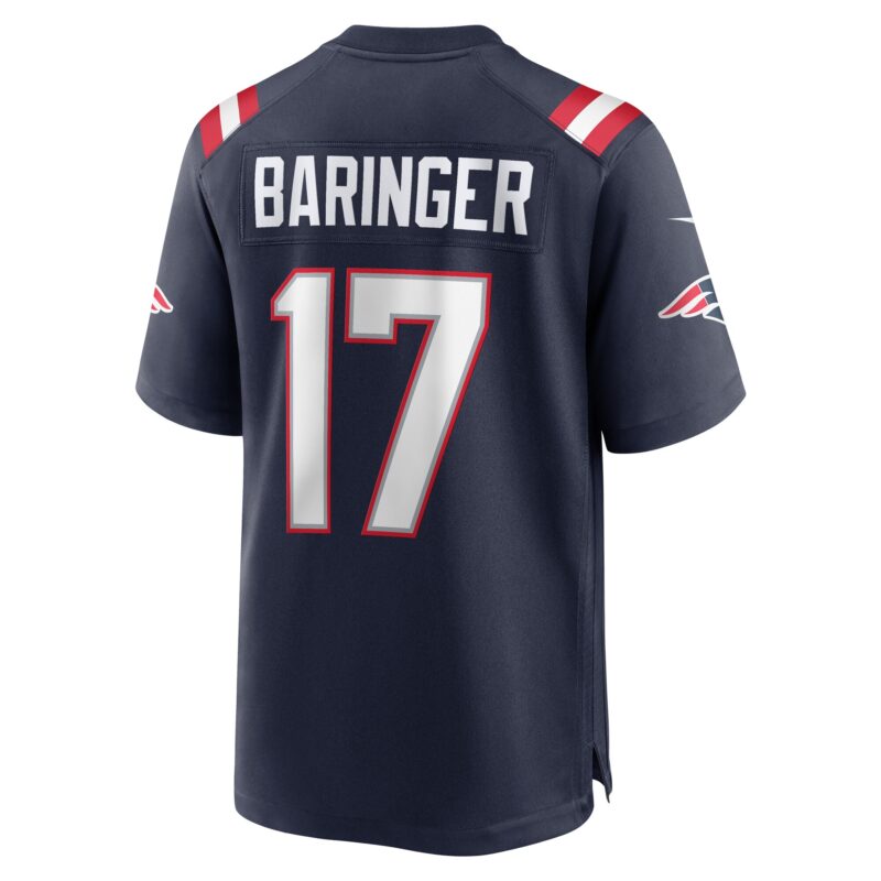 Bryce Baringer New England Patriots Team Game Jersey - Navy - Image 3