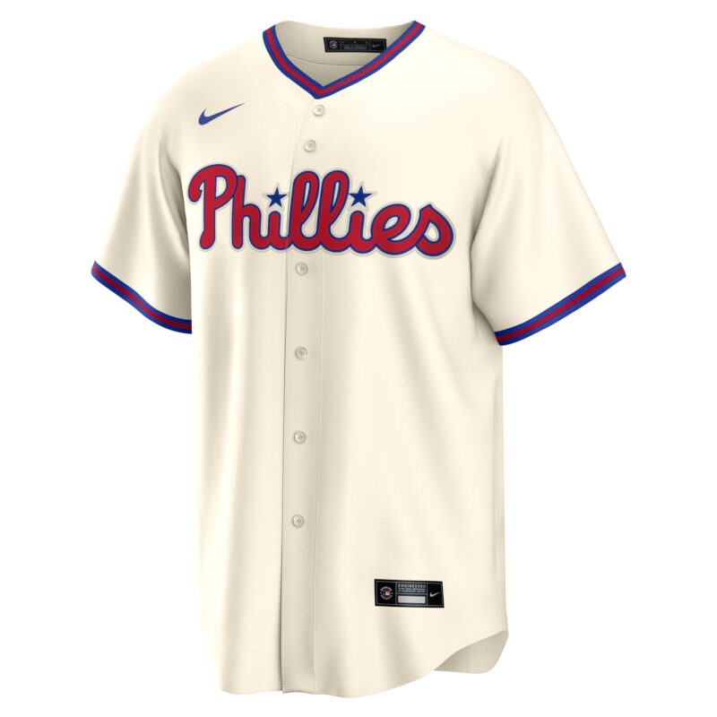 Bryce Harper Philadelphia Phillies Alternate Player Name Jersey - Cream - Image 2