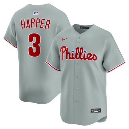 Bryce Harper Philadelphia Phillies Alternate Limited Player Jersey - Gray