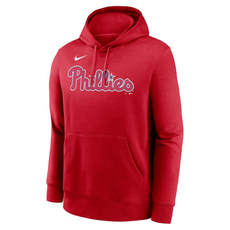 Bryce Harper Philadelphia Phillies Player Name & Number Club Pullover Hoodie - Red - Image 2