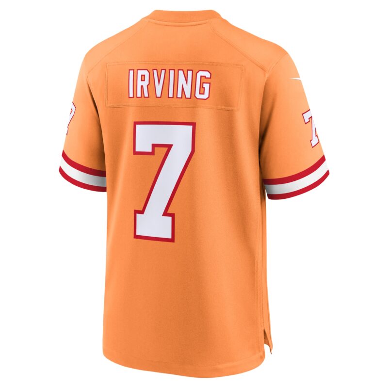 Bucky Irving Tampa Bay Buccaneers Alternate Game Jersey - Orange - Image 3