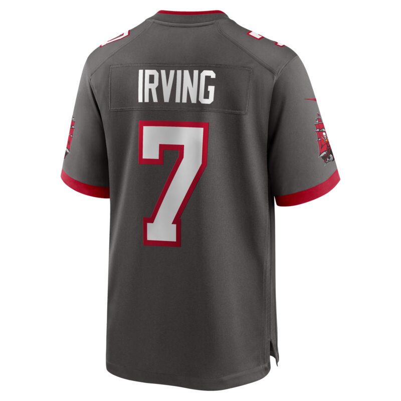 Bucky Irving Tampa Bay Buccaneers Alternate Game Jersey - Pewter - Image 3