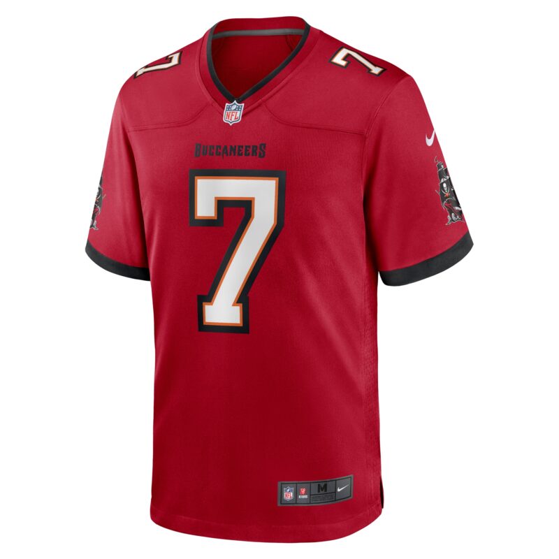 Bucky Irving Tampa Bay Buccaneers Game Jersey - Red - Image 2