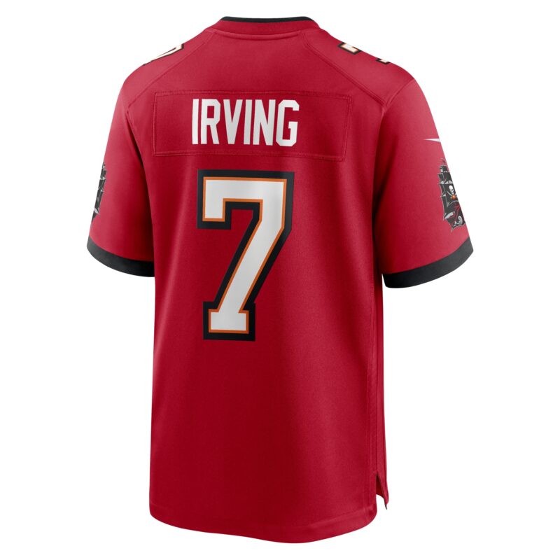 Bucky Irving Tampa Bay Buccaneers Game Jersey - Red - Image 3