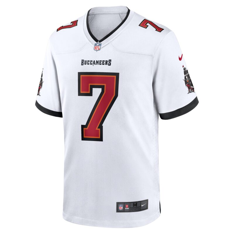 Bucky Irving Tampa Bay Buccaneers Game Jersey - White - Image 2