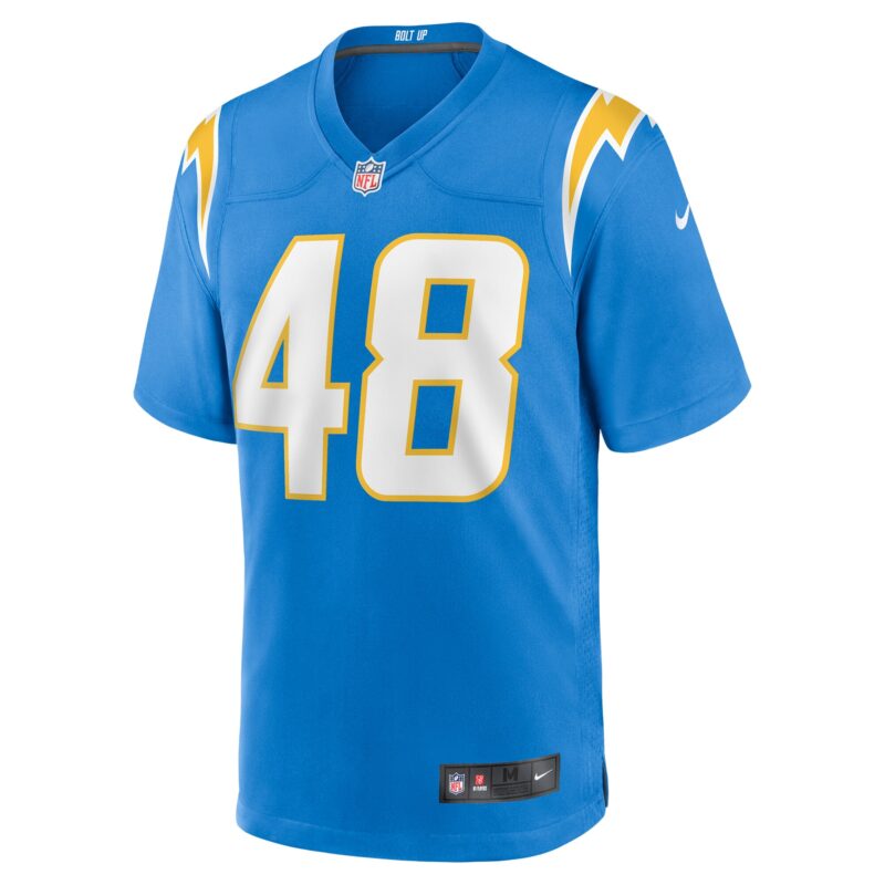 Bud Dupree Los Angeles Chargers Team Game Jersey - Powder Blue - Image 2