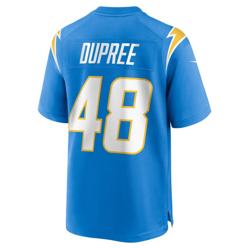 Bud Dupree Los Angeles Chargers Team Game Jersey - Powder Blue - Image 3